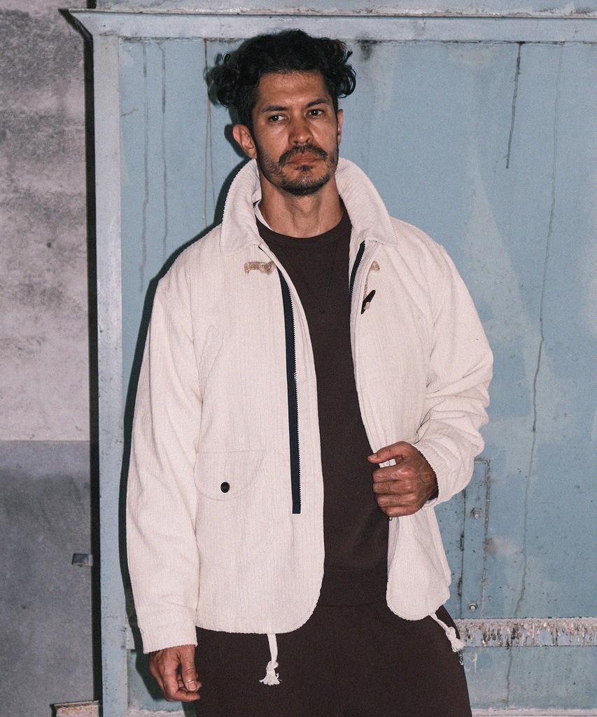 Vdr Corduroy Toggle 4Pocket Jacket [Snow White]