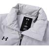 Under Armour Solid Color Stand Collar Outdoor Casual Down Vest Breathable Knitted Sports Pants Casual Sports Set 23600803-009+23600704-409