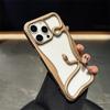 3D Luxury Snake Phone Case For iPhone 16 Pro Max 15 14 Plus 13 12 11 Matte Electroplated Plating Fashion Hollow Protective Cover