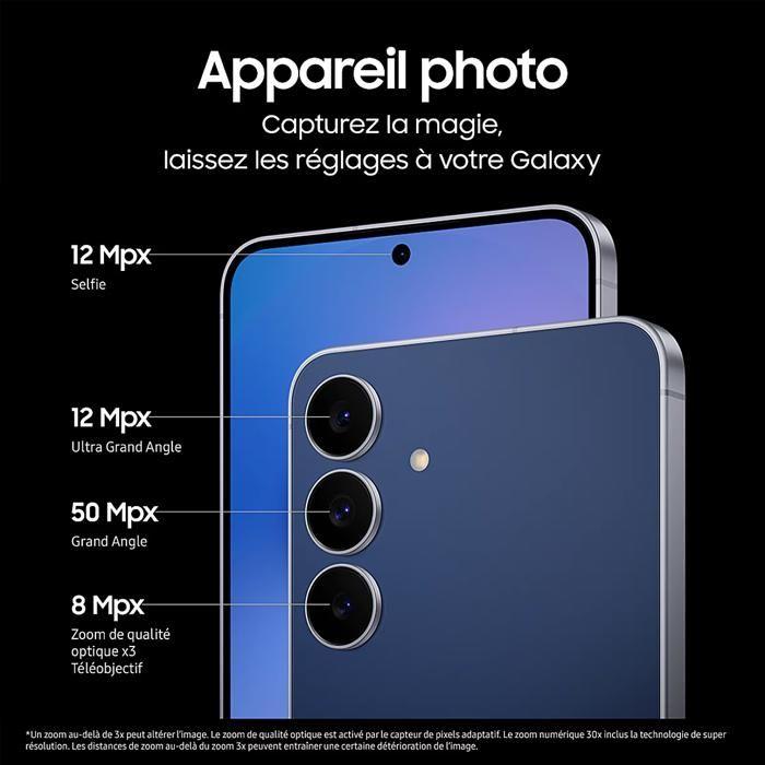 SAMSUNG Galaxy S25 FE AI Smartphone 256GB Phantom Black