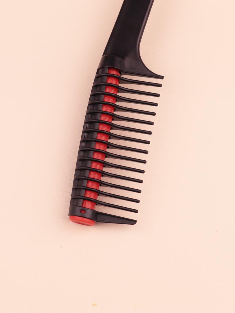 1 professional wide toothed comb, anti-static, detachable splicing roller comb salon hair dyeing tool Special for real hair wigs