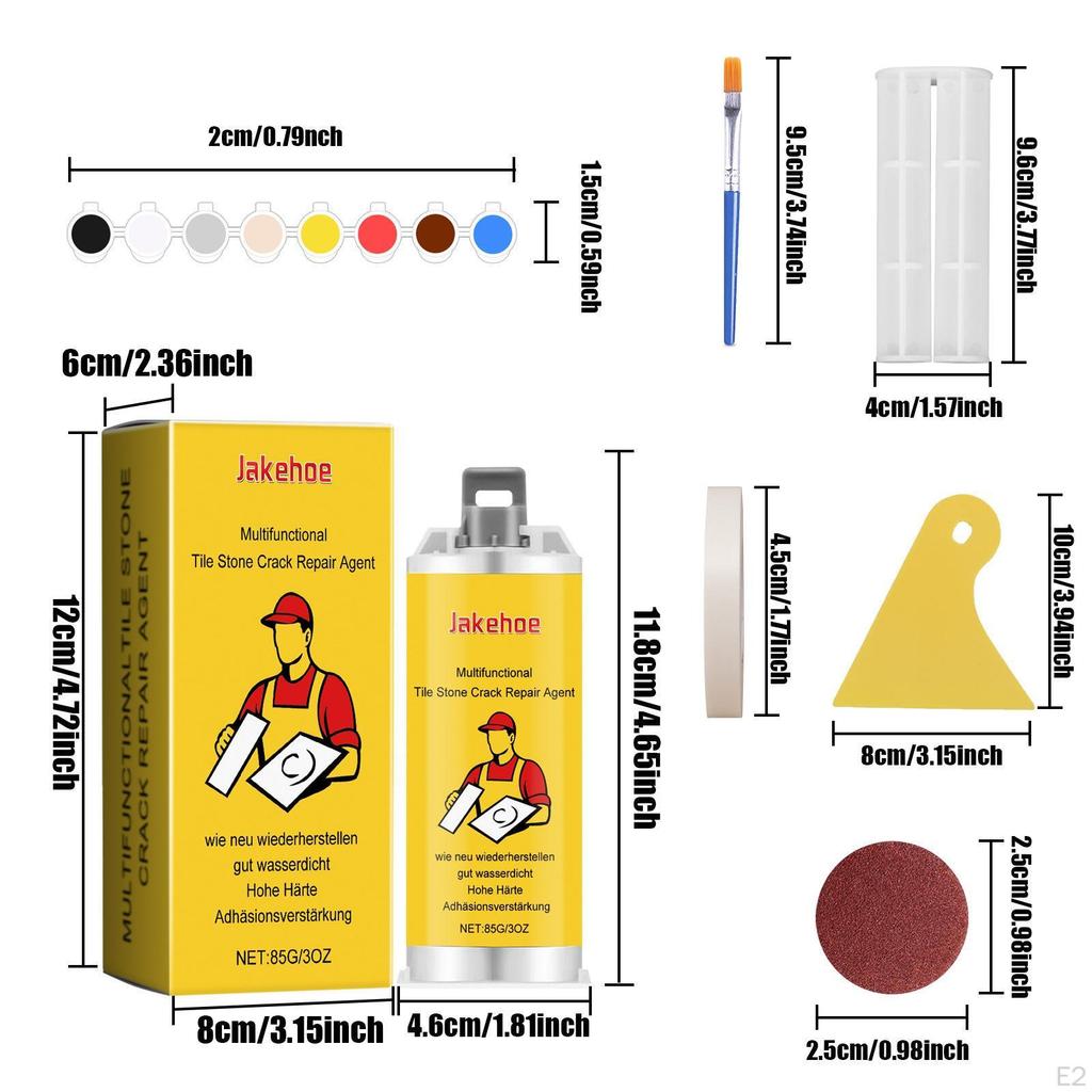 Tile Glue Agent Accessories Multifunction Cracks Adhesio Bonding for Restoring Home Wall