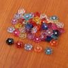 50 Pieces Acrylic Resin Rhinestone Clear Colorful Buttons Sewing Supplies