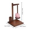 3-in-1 Wooden Yarn Holder Rotatable Yarn Ball Storage Rack with Phone Stand Magnetic Smooth Rotation Anti-Tangle for Crochet Lov