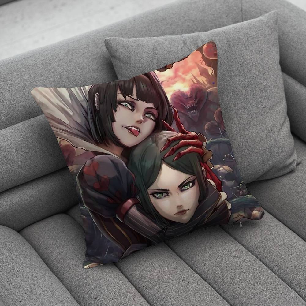 

AAlice Game in MMadness Pillow Case Pillowcase Home Sofa Cushions Car Cushions Pillowcover Office Pillowshell Pillow 30x30cm