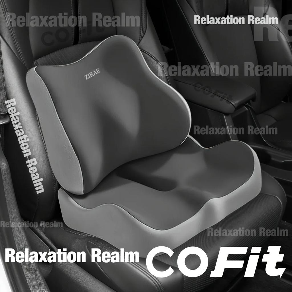 Memory Foam Car Seat Cushion Lumbar Support Pillow Soft Elastic Office Chair Pad Seat Cushion Suit for Desk Office Use