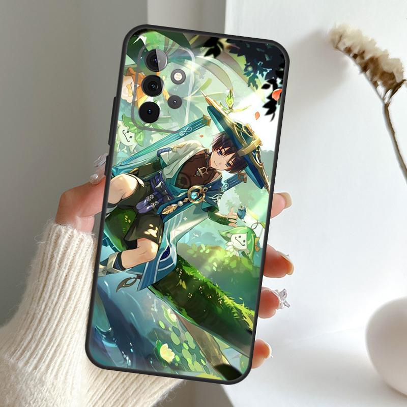 Genshin Impact Wanderer Case For Samsung Galaxy A13 A33 A53 A06 A17 A56 A36 A26 A16 A15 A35 A55 A34 A54 A52 A12 A32