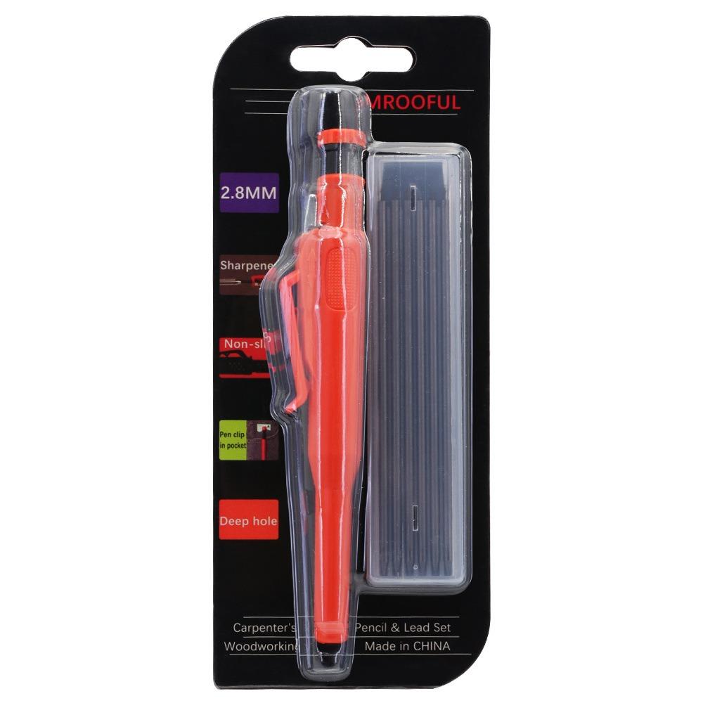Long Headed Woodworking Pencil Set Carpenter's Pencil Set  Carpenter Engineers Supplies