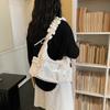 Japanese Style Star Printed Shoulder Bag For Women Large Capacity Transparent Splicing Handbag Fashi Women's Crossbody Bag