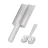 Meatball Maker with Cutting Spoon Stainless Steel Meat Baller Spoon for Kitchen Bar Restaurant 2 Pipe