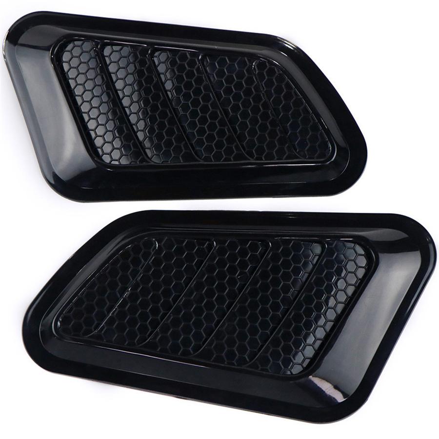 2pc Universal Car SUV Air Flow Intake Scoop Hood Bonnet Vent Front Engine Cover