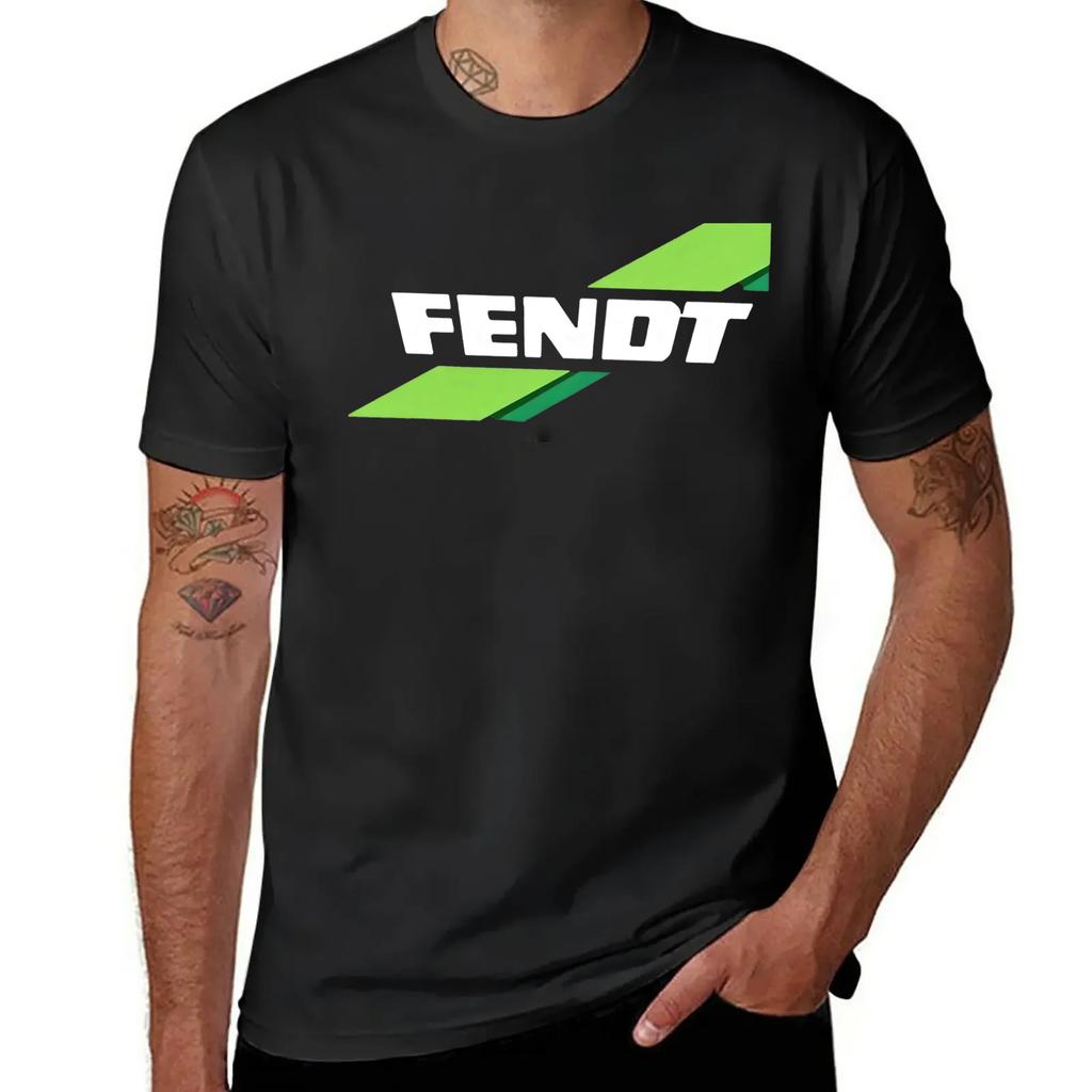 Tees Fendt Agricultural Farming Tractors Unisex Tshirt Casual Cotton Short Sleeve Loose Big Size Unisex Clothes Tops Printed T Shirt