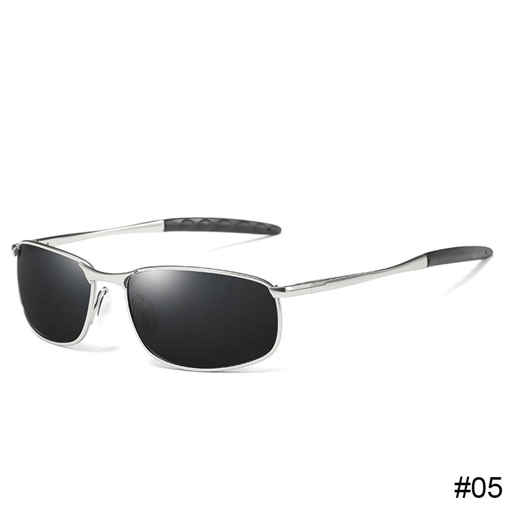 Men Metallic Polarized Metal Sunglasses Male Square Frame Classic Driving Shades Sun glasses