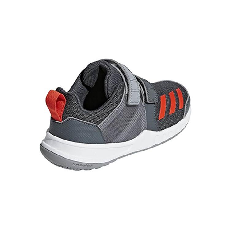 Adidas Gym Zapatillas Trendy Slip Resistant Low top Running Shoes Gray Red White Children Aged 3 7 Years Old CM8605