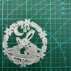 Osterhase Ring Kranz Kunst Hintergrund Scrapbooking Metall Stanzformen Schablonen für DIY Album Papier Karte Dekor