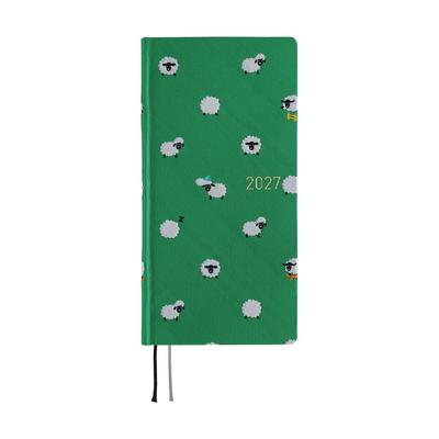Hobonichi Techo 2027 Weeks MEGA Tie & Chief Sheep Sheep Sheep January Start Weekly Planner