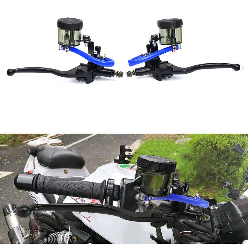 Universal 22mm 7/8 Motorcycle Hydraulic Brake Master Cylinder Clutch Reservoir Levers Motocross for Honda Yamaha Suzuki Kawasaki