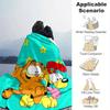 1pc, Garfield & Odie Throw Blanket, Soft Blanket for Couch, Bed, Travel, Camping, Car, Beach, Office Nap, Perfect Gift for FriendsA060