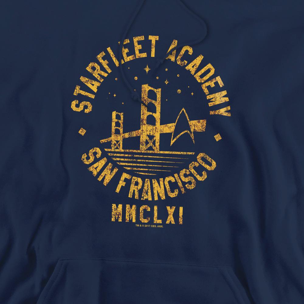 Star Trek Mens Bridge Collegiate Hoodie