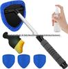 Telescopic Microfiber Car Window Cleaning & Defogging Brush Set