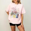 Retro Disney Princess Comfort Colors Shirt Watercolor Magic Castle Princess Shirt Disney Trip Shirt Disney Girl Tee