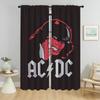 Kitchen Curtains for Camera AC&DC Window Curtain for Room 2 Panel Home Interior Curtains Shades Halloween Decoration Partition