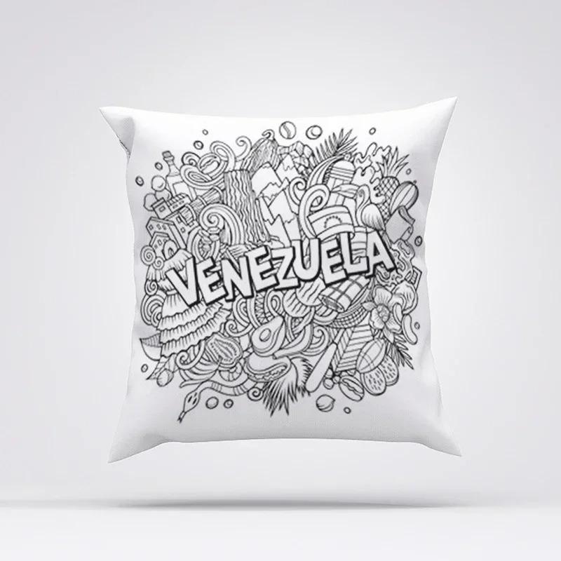 

Осень Венесуэльская Наволочка Декоративная Подушка Подушка для Дивана Чехол Спальня Гостиная Диван-Кровать Декорация 40x40cm