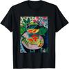 Cute Pastel Goth Cat Creepy Kawaii Aesthetic Purple T-Shirt