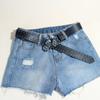 Trendy Belt Men's Skull Belt Punk Snap Pants Belt Women