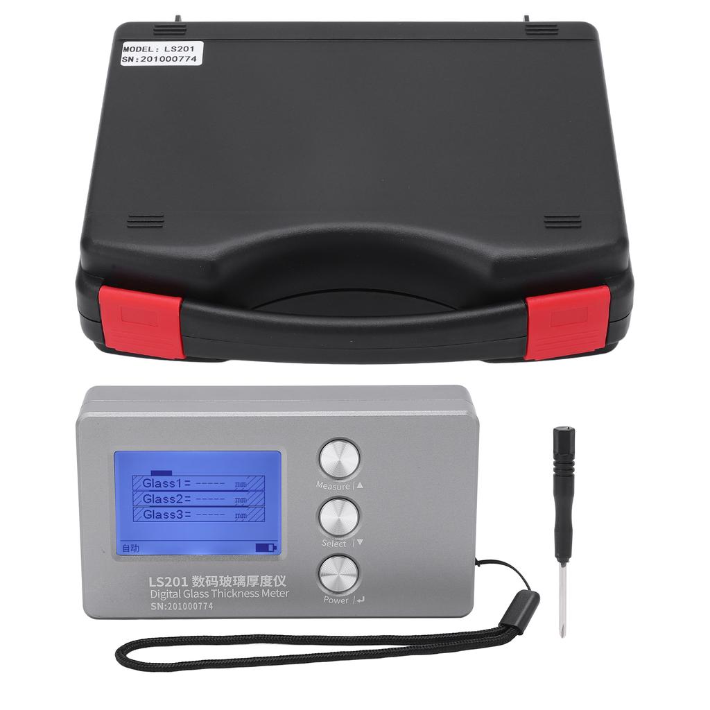 LINSHANG Cyfrowy Miernik Grubości Szkła NDT Wysoka Dokładność Tester Grubości Szkła Izolacyjnego