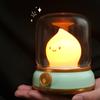 Mini Desktop LED Night Lamp Creative USB Rechargeable Portable Cartoon Table Lamp for Coffee Bar Home Decor