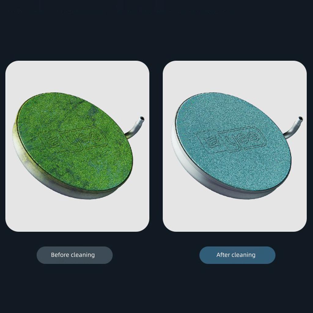 Air Stone Disk, Aquarium Air Stone, Silent Bubble Stone With Suction Cups Air Pump Accessories For Aquarium Fish Tank