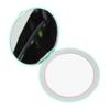 3.5 Inch LED Mirror 1X 10X Magnification Double Sided Makeup Mirror for Home Travel Built In Battery Green