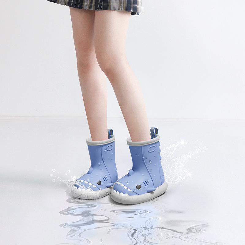 Ženské letní módní protiskluzové roztomilé gumové krátké holínky