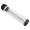 Water Cooling Reservoir 240mm 9.4in Length G1 4in Thread 50mm 2.0in Diameter Tube Low Noise 4 Holes PC Cooling Tank