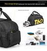 T60 Sports Travel Bag - Double Shoulder, Dry/Wet Separation, Gym & Yoga Bag for Men and Women.