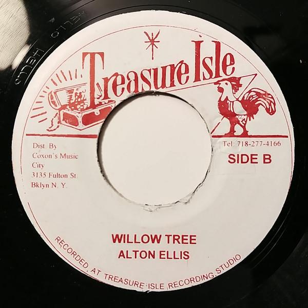 

7-дюймовая пластинка ALTON ELLIS - Willow Tree none Treasure Isle Ямайка Регги, Ска и Даб Б/У