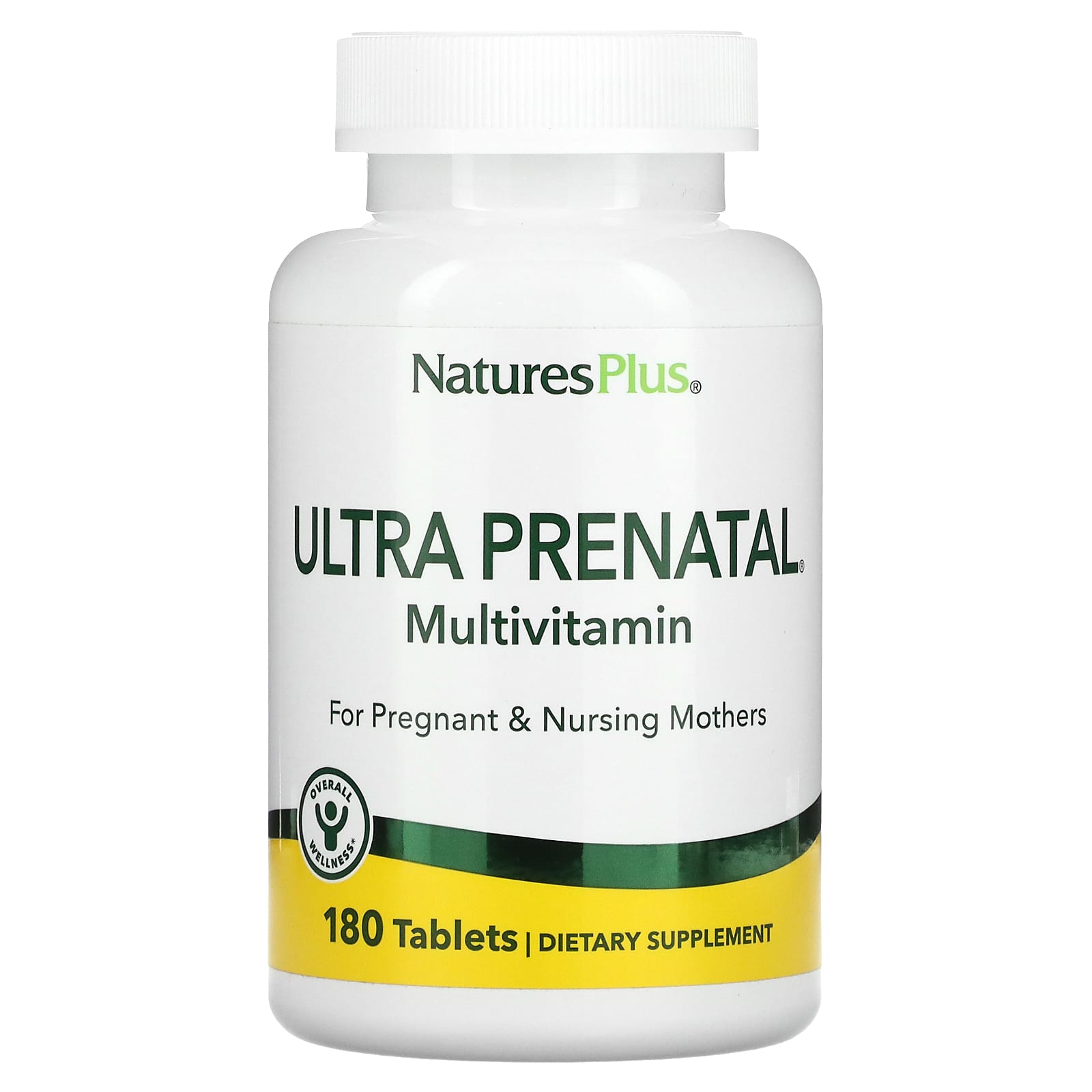 

NaturesPlus, Ультра Пренатальний Мультивітамін, 180 Таблеток