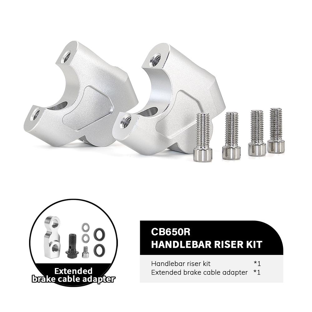 For Honda CB650R CB 650R CB 650 R 2019-2025 Handlebar Riser Clamp Adapter Handle Bar Height Lift Mount Motorcycle Accessories