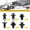 190pcs ABS Car Fastener Clip Kit Universal Car Repair Auto Body Push Retainer Pin Bumper Door Trim Panel Retainer Car Supplies