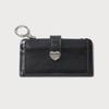 Women's Clover Heart Top Zipper Wallet B1 CO2606TC80 BK IV