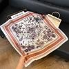 Silk scarf women's neck new scarf with coat 70 small square scarf scarf mother high-end scarf