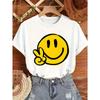 Oversized Women Tshirt Summer Fashion  Drawn Printed Casual Short Sleeve Top Pullover Comfortable Plus Size Tee Trendy Outfit