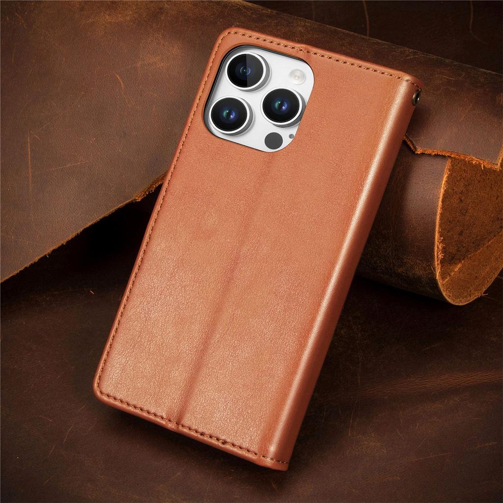 Leather Wallet Flip Case for VIVO Y400 Y300T Y300I Y05 Y04 Y03 Y02 Y02S Y02A Y02T Card Holder, Kickstand, Vintage Button Closure
