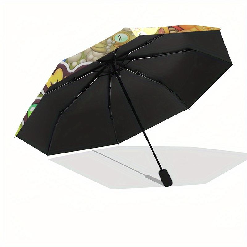 1pc My Singing Monsters Themed High-quality Umbrella,Automatic Opening and Closing Umbrella,Multi-functional Umbrella G0811181