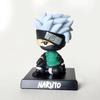 Anime Naruto Figure Uzumaki Naruto Kakashi Sasuke Itachi Car Ornaments Shake Head Cute Action Figure Figures Model Toys Gift