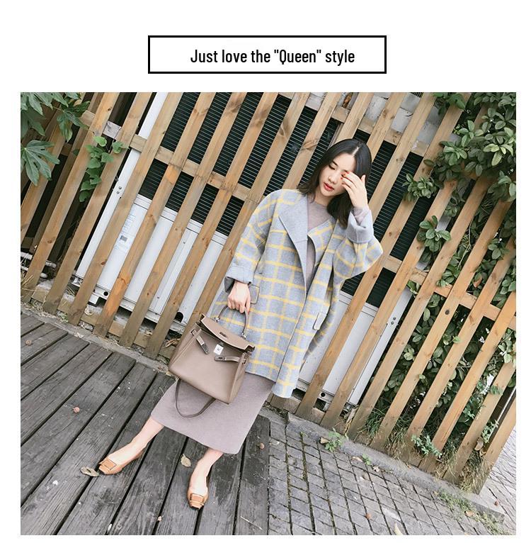 Top Grain Cowhide Kelly High-End Women's Genuine Leather Handbag/Shoulder Crossbody Bag