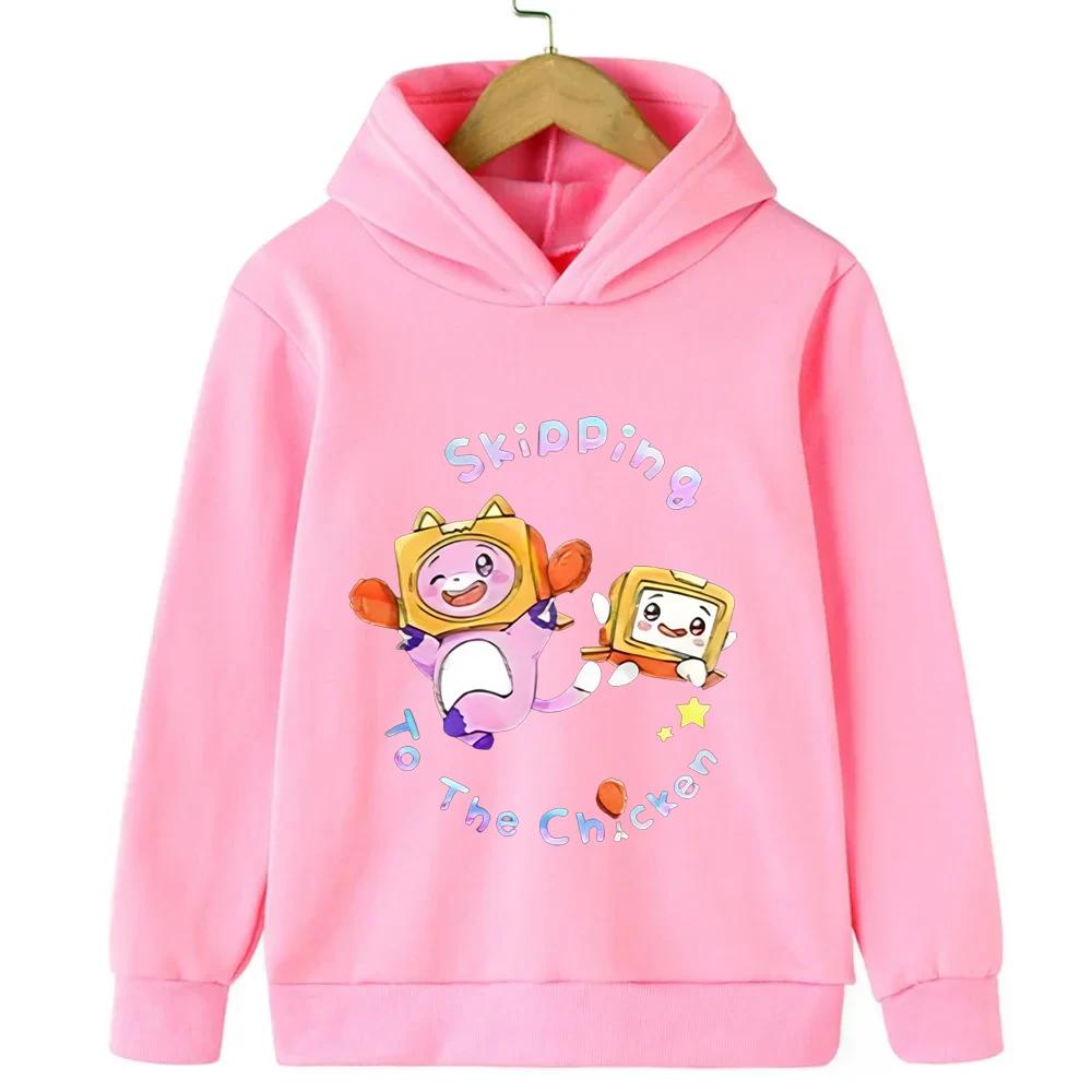 Spring Autumn Children Hoodie Cartoon Print Baby Boy Clothes Funny Streetwear Kids Clothes Girls Long Sleeve Sweatshirt Pullover