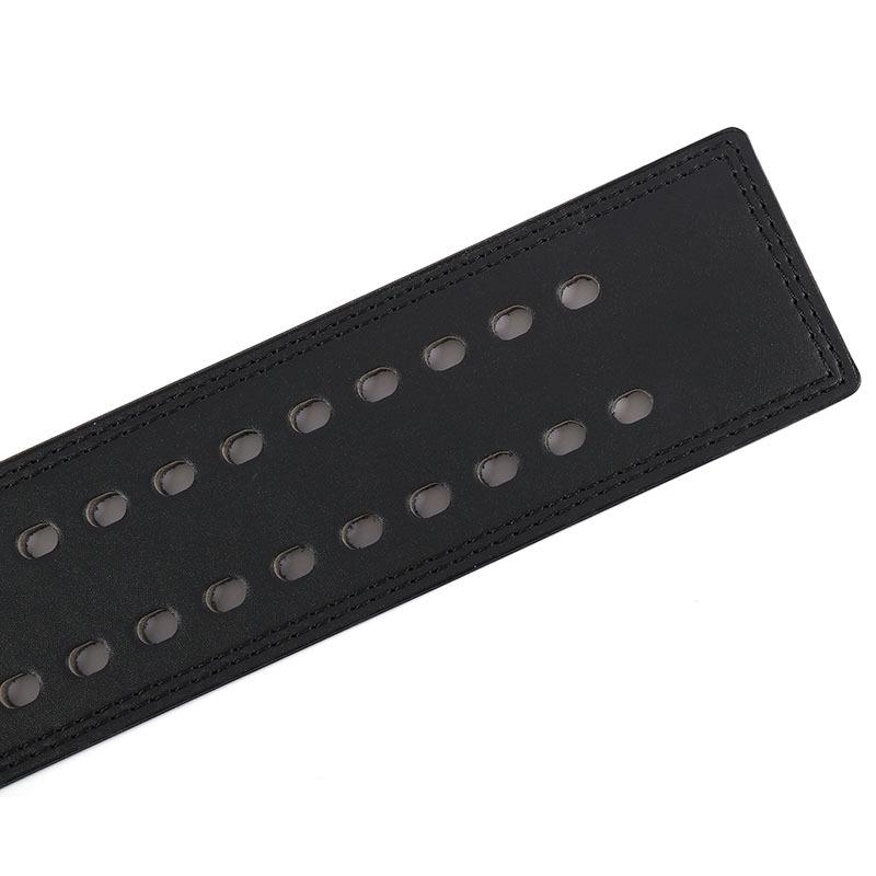 Unisex Leather Fitness Belt for Squats, Deadlifts, and Powerlifting - Lumbar Support for Weightlifting and Sports