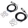 2 Pcs Inductive Proximity Sensor 8mm Detecting Distance DC 4 Wire NPN NO NC Approach Sensor